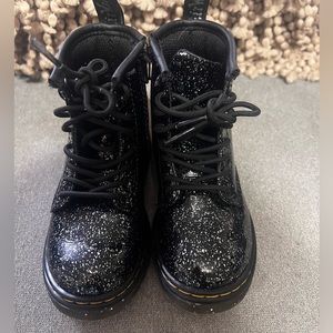 Doc Martens - toddler- TODDLER 1460 GLITTER LACE UP BOOTS